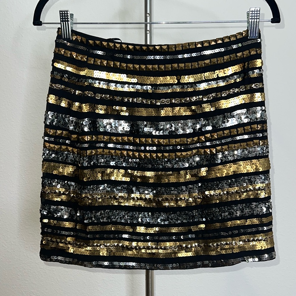 Piperlime Studded and Sequined Skirt